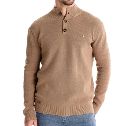 Damien™ | Pull Col Haut Élégant