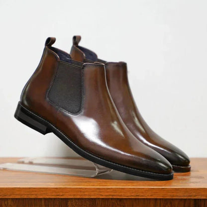 Pio | Bottines Chelsea en Cuir Italien